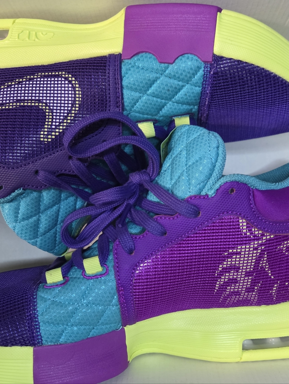 Nike LeBron Witness 8 VIII Basketball Shoes - Field Purple/Teal - Men’s 11.5 - Picture 2 of 13